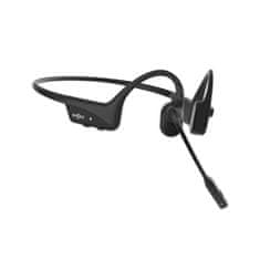 SHOKZ Shokz opencomm2 brezžične videokonferenčne slušalke bluetooth s kostnim vodenjem | 16 ur pogovorov, 29 m brezžičnega dosega, 1 ura polnjenja | vključuje mikrofon s šumom, črna (c110-an-bk)