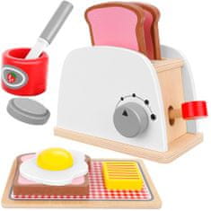 Očka Nakupuje Leseni toaster za otroke - Okusen zajtrk