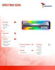 slomart SSD xpg spectrix s20g 1tb pcie gen3x4 m2 2280