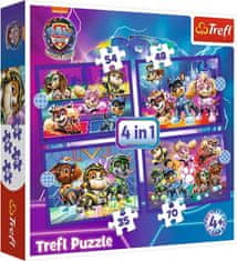 Trefl Puzzle Paw Patrol: Heroes 4 v 1 (35,48,54,70 kosov)
