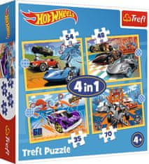 Trefl Puzzle Cars Hot Wheels 4 v 1 (35,48,54,70 kosov)