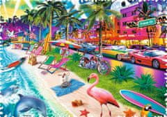 Trefl Crazy Shapes sestavljanka Miami Beach 600 kosov