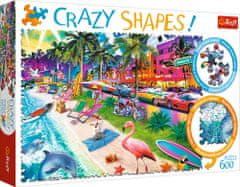 Trefl Crazy Shapes sestavljanka Miami Beach 600 kosov