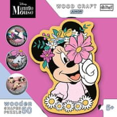 Trefl Wood Craft Junior sestavljanka V svetu Minnie Mouse 50 kosov