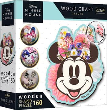Trefl Wood Craft Origin sestavljanka Stylish Minnie 160 kosov