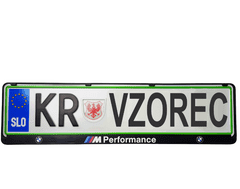 Goldi Motorsport Okvir registrske tablice za avto BMW M Performance 