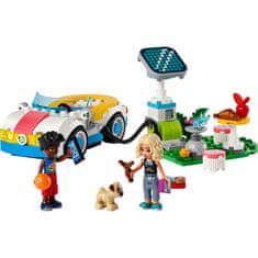 LEGO Friends 42609 električni avtomobil s polnilnikom