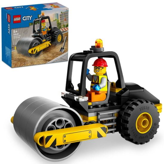 LEGO City 60401 gradbeni parni valj
