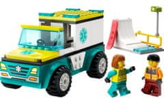 LEGO City 60403 reševalno vozilo in deskar na snegu