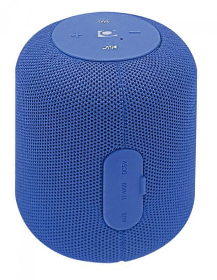 slomart gembird prenosni zvočnik bluetooth spk-bt-15-b rms 5 W, vgrajen mikrofon, modra barva, usb, aux, microsd