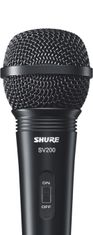 slomart shure sv200 - dinamični mikrofon, univerzalni, kardioidni, stikalo, kabel