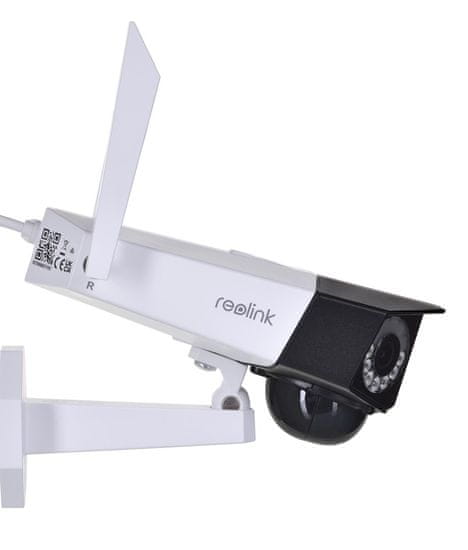 Reolink IP kamera REOLINK DUO 2 LTE z dvojnim objektivom, bela, 6 MP, nočno snemanje, brezžična povezava, detekcija gibanja