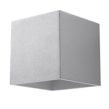 shumee STENSKA SVETILKA DELTA 1 G9 SIVA ALU LUMILO 00.153.58