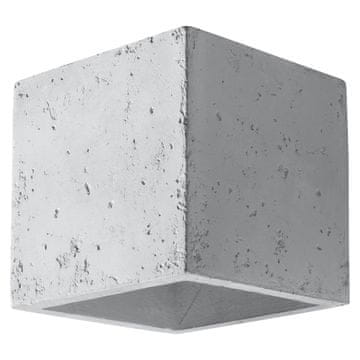 shumee STENSKA SVETILKA DELTA 1 G9 SIVA BETONSKA LUMILO 04.459.87