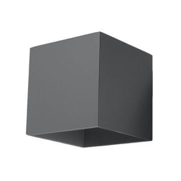 Sollux STENSKA SVETILKA QUAD 1 G9 ANTRACIT ALU SOLLUX SL.0565