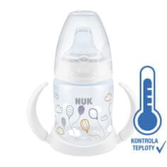 Nuk FC učna steklenička z nadzorom temperature 150 ml bela