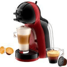 Krups Dolce Gusto Mini Me kavni aparat na kapsule, črno/rdeč (KP123H10)