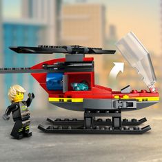 LEGO City 60411 Gasilsko-reševalni helikopter