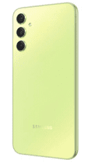Samsung Galaxy A34 5G mobilni telefon, 128 GB, svetlo zelen (SM-A346BLGAEUE) + Galaxy Buds Live slušalke, črne