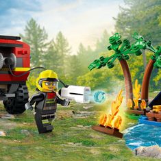 LEGO City 60412 gasilsko vozilo 4x4 in reševalni čoln