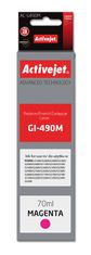 slomart activejet ac-g490m črnilo (nadomestno za canon gi-490m; supreme; 70 ml; 7000 strani, rdeče)