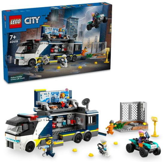 LEGO City 60418 policijski mobilni kriminalistični laboratorij