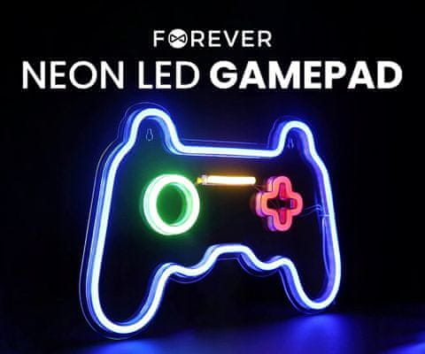 Forever Gamepad Neon LED luč