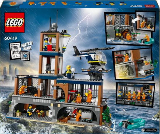 LEGO City 60419 policija in zapor na otoku mimovrste
