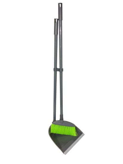 York Metla z zajemalko na palici 78cm plastična