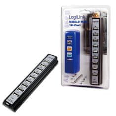 slomart 10-portno vozlišče USB 2.0 z napajalnikom