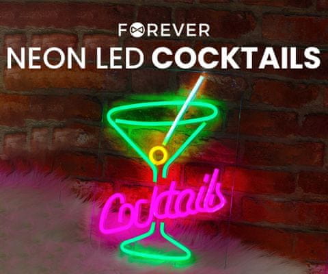 Forever Cocktails Neon LED luč