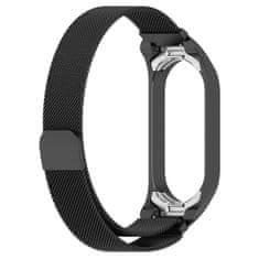 BStrap Milanese pašček za Xiaomi Mi Band 7, black