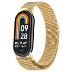 BStrap Milanese pašček za Xiaomi Mi Band 8, gold