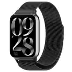 BStrap Milanese pašček za Xiaomi Mi Band 8 Pro, black