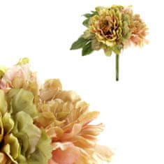 Autronic Hortenzija, Puget od umetnih rože, zelena barva KUM3319-GRN