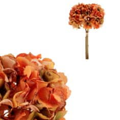Autronic Hortenzija, Puget. Umetna roža, barva oranžna KUM3314-OR
