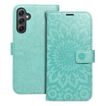OEM Torbica MEZZO Book za SAMSUNG A34 5G, mandala, zelena