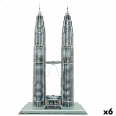 Colorbaby 3D puzzle Colorbaby Petronas Towers 27 x 51 x 20 cm (6 kosov)