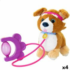 Eolo Plišasta igračka Eolo Sprint Puppy Pes 20 x 22,5 x 14 cm (4 kosov)