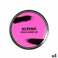 Alpino Puder Alpino V vodo 14 g Roza (5 kosov)