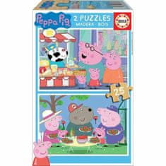 Educa Sestavljanka Puzzle Educa Peppa Pig (2 x 25 pcs)