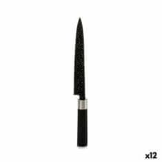 Kinvara Kuhinjski nož Marmor 3,5 x 33,3 x 2,2 cm Srebrna Črna Nerjaveče jeklo Plastika (12 kosov)