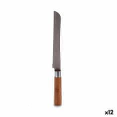 Kinvara Nazobčan nož 2,8 x 2,5 x 32 cm Nerjaveče jeklo Bambus (12 kosov)