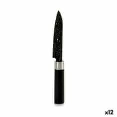 Kinvara Nož za lupljenje Marmor 2,5 x 20,5 x 1,7 cm Črna Nerjaveče jeklo Plastika (12 kosov)