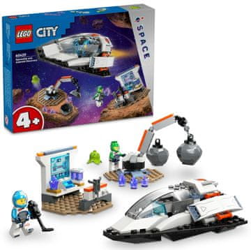 LEGO City 60429 vesoljska ladja in odkritje asteroida