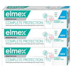 Elmex Zobna pasta Sensitiv e Plus Complete Protection Trippack 3 x 75 ml