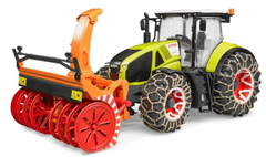Bruder Claas Axion 950 traktor, s snežno frezo (03017)