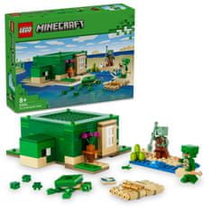 LEGO Minecraft 21254 želvja hiša na plaži