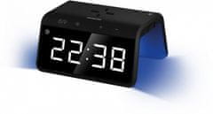 slomart digitalna ura z budilko in brezžičnim polnilnikom sdc 7900qi