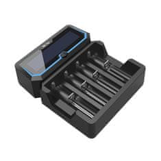slomart xtar li-ion 18650 cilindrični polnilec združljiv z 20700/21700 x4 zaščitenimi celicami